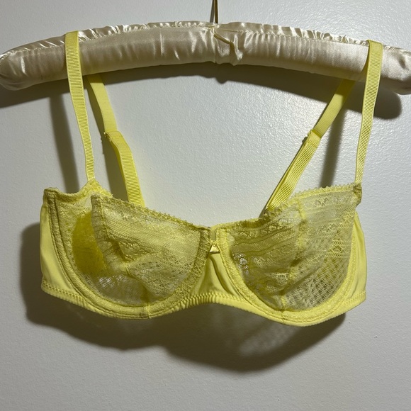 PASSIONATA by CHANTELLE Half Cup Yellow Bra - Picture 2 of 8